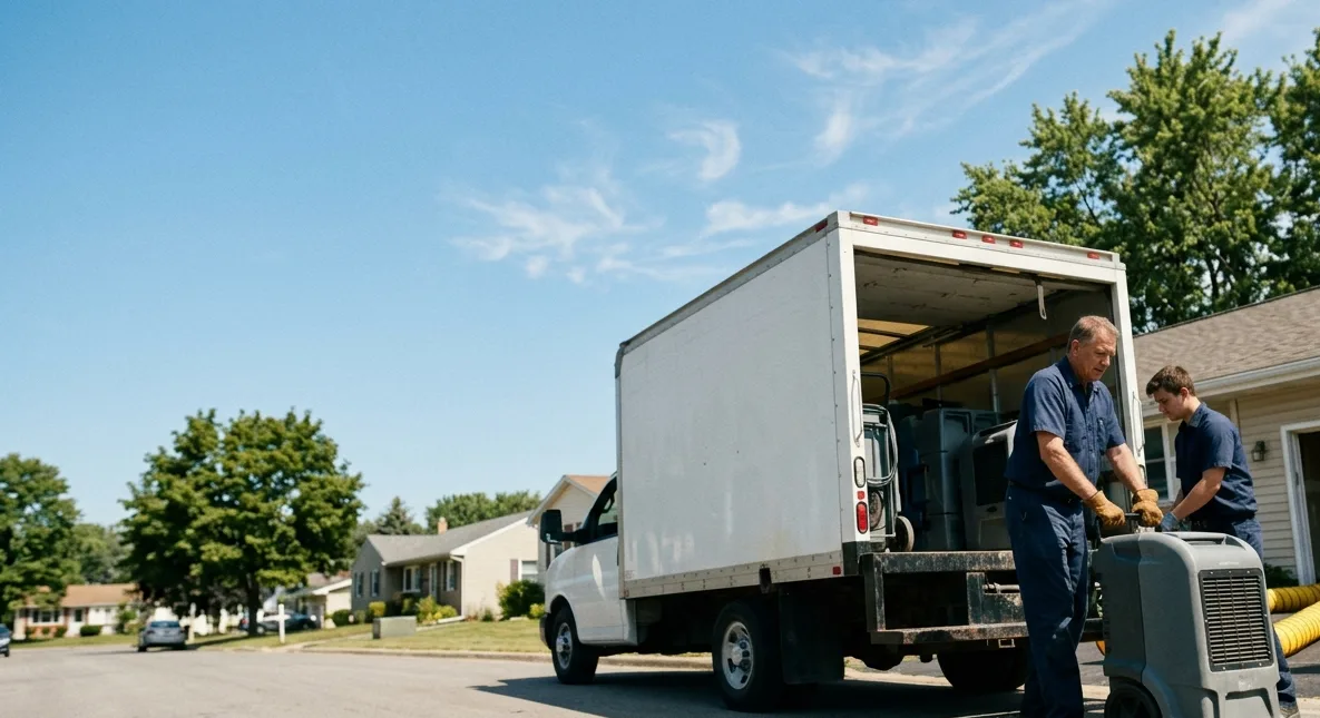 Water Damage Cleanup in South Charleston, OH near me